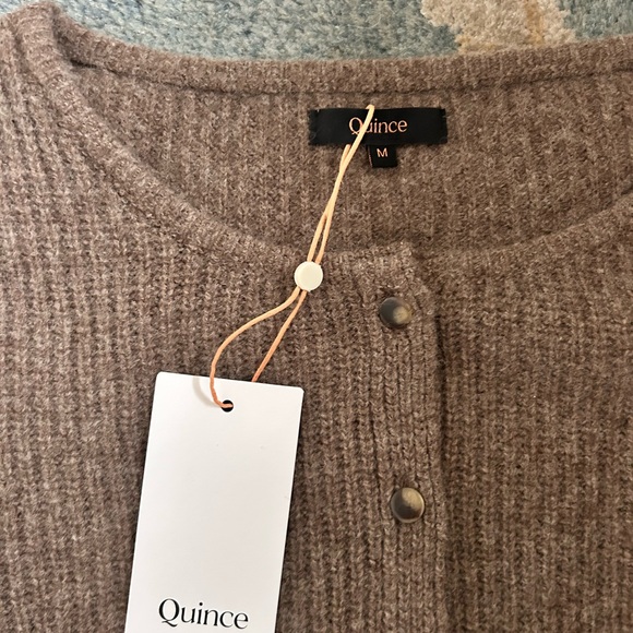 NWT Quince Yak Wool Rib Cardigan - Picture 3 of 3